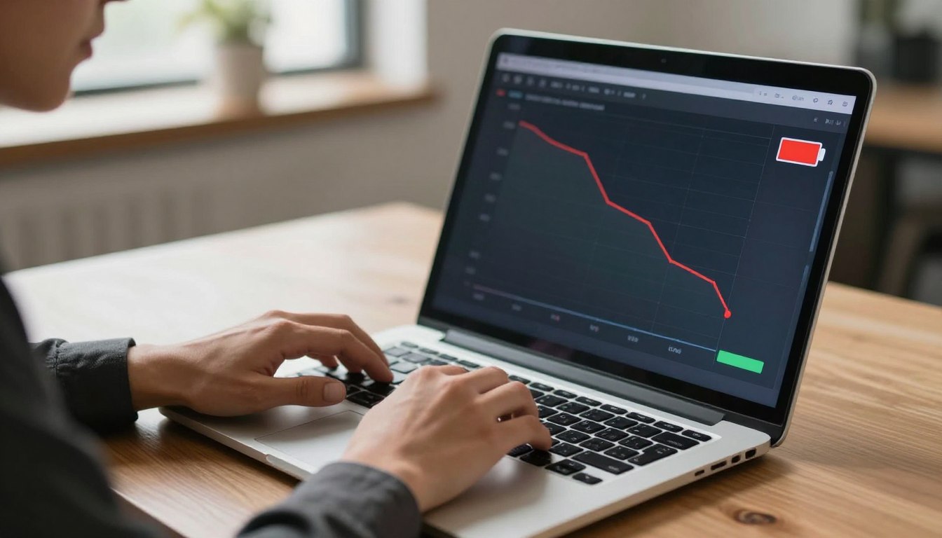 battery health drops laptop