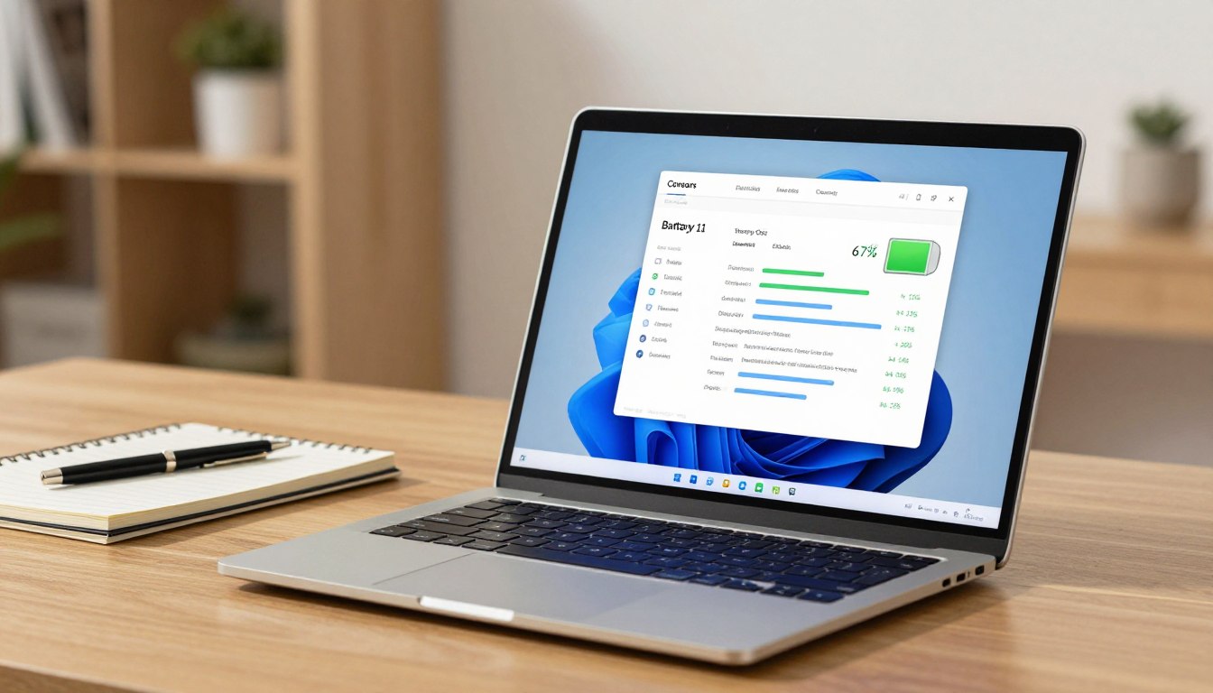 laptop battery health check windows 11
