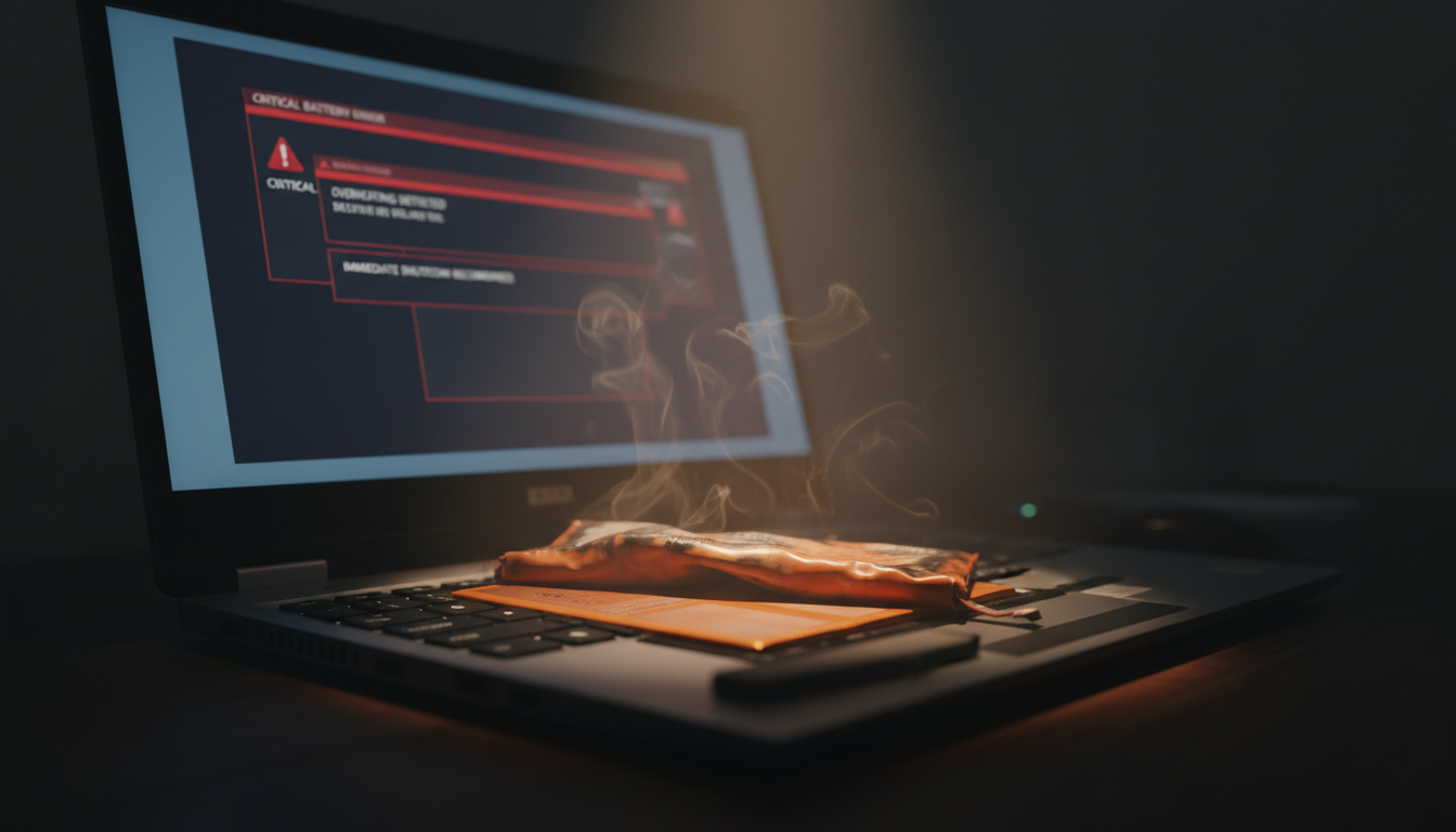 laptop battery overheating