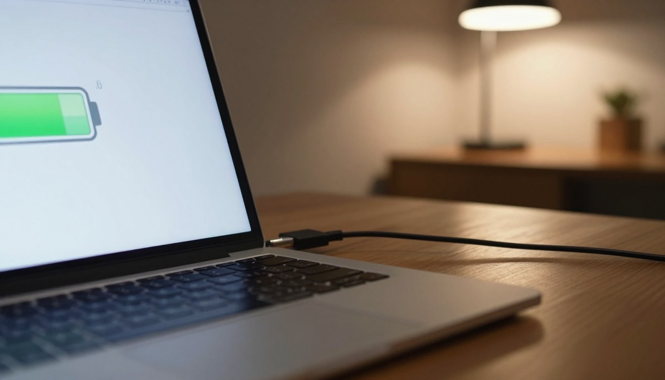 laptop battery stuck at 0 percent