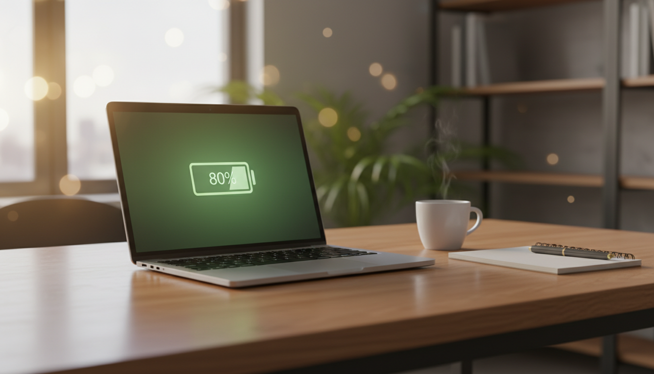 limit laptop charging 80